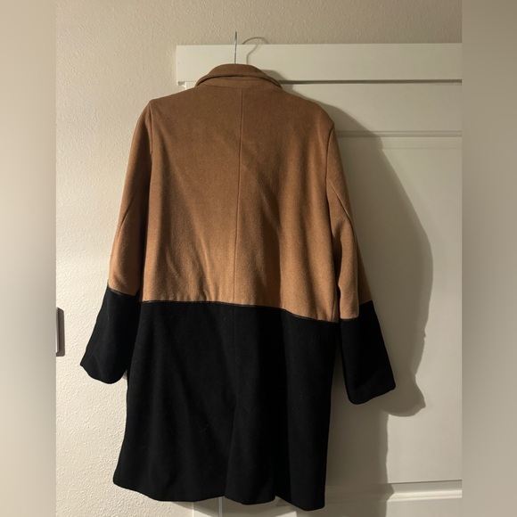 Bohme Tan and Black Trench Coat - Picture 3 of 4